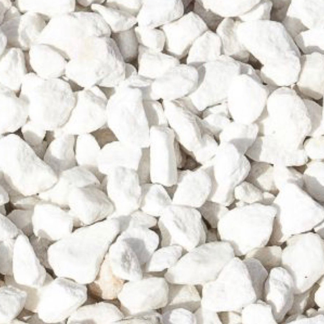 Wigan Bulk Bag of 20mm Decorative Polar White Stone